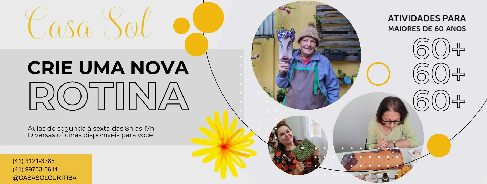 Campanha: Crie uma Nova Rotina com Nossas Oficinas